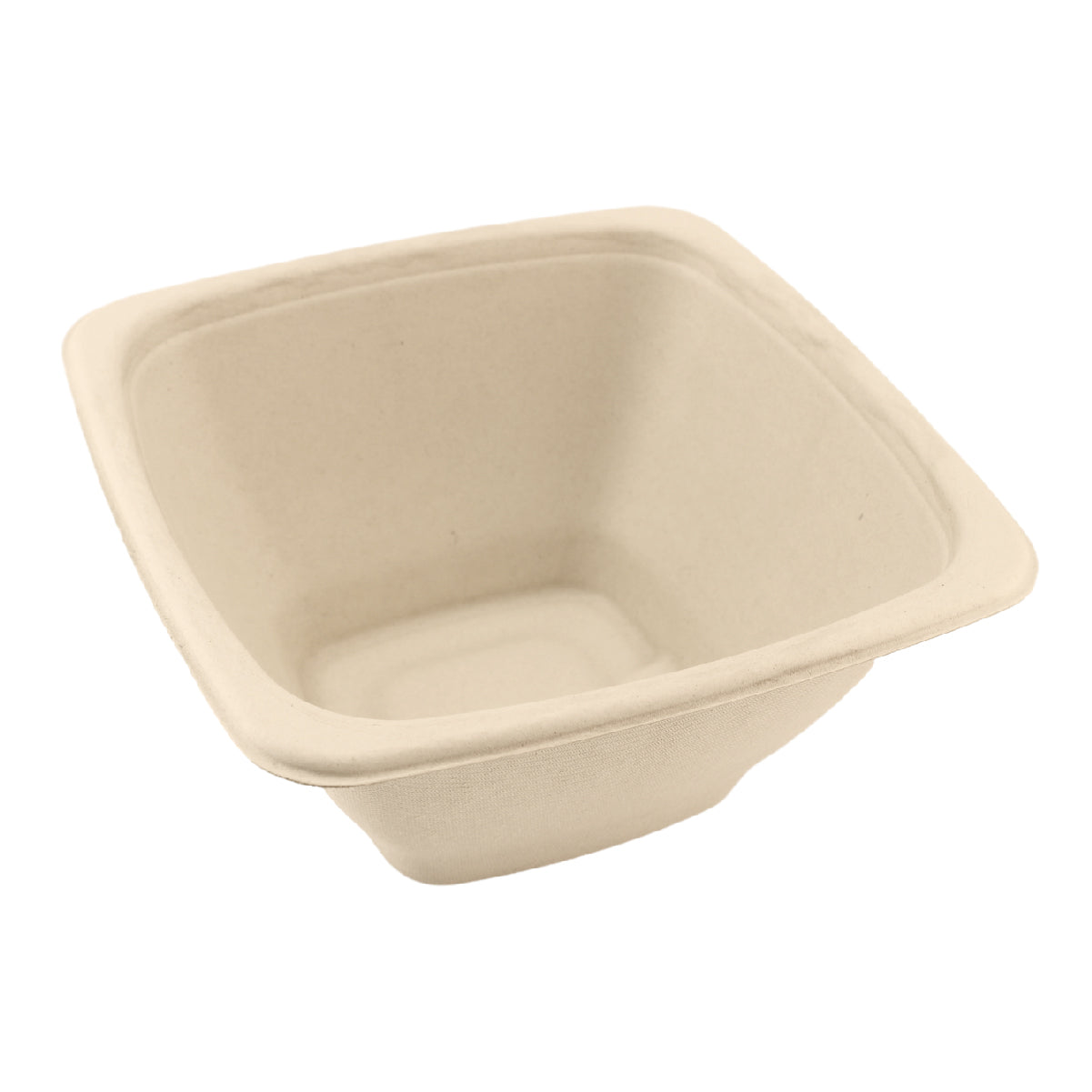 Compostable 48 oz Square Bowls Brown
