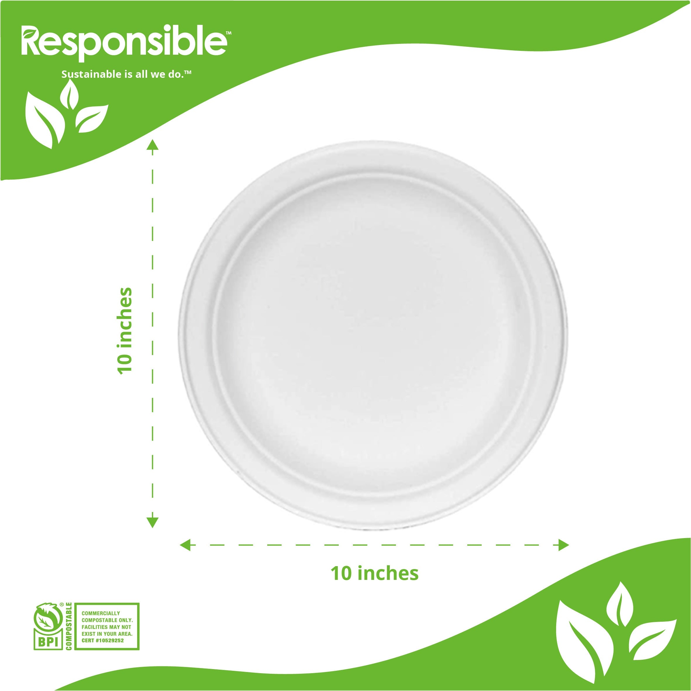 10 Inch Round Plates