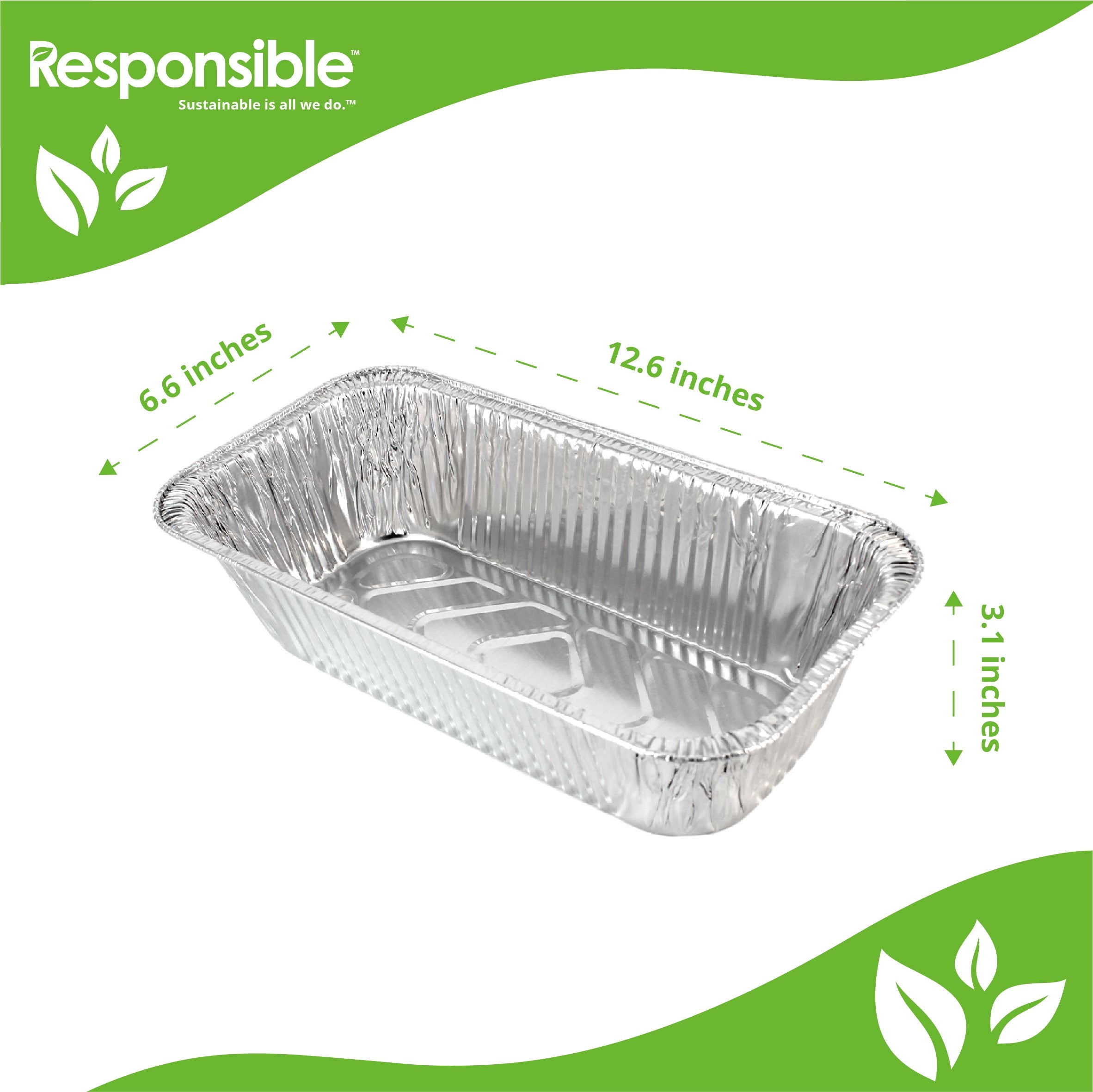 1/3 Third-Size Aluminum Steam Table Pans