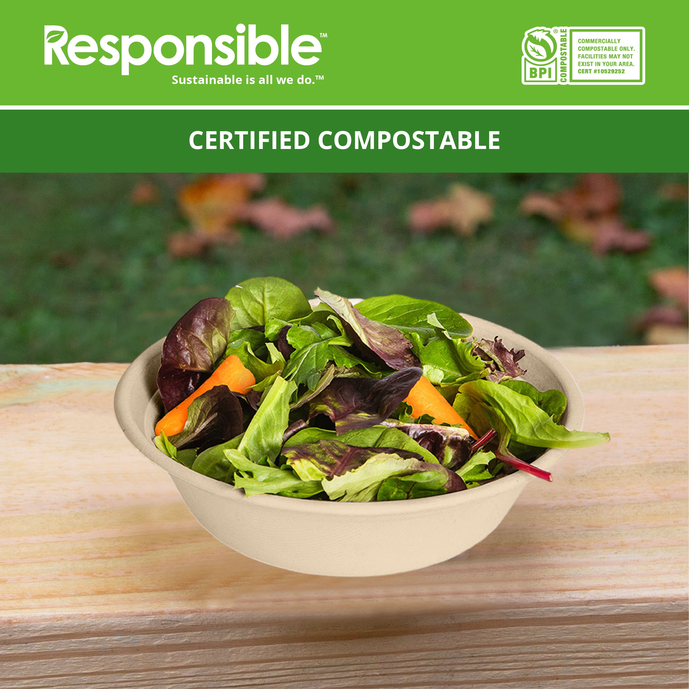 Compostable 32 oz Molded Fiber Bowls Brown