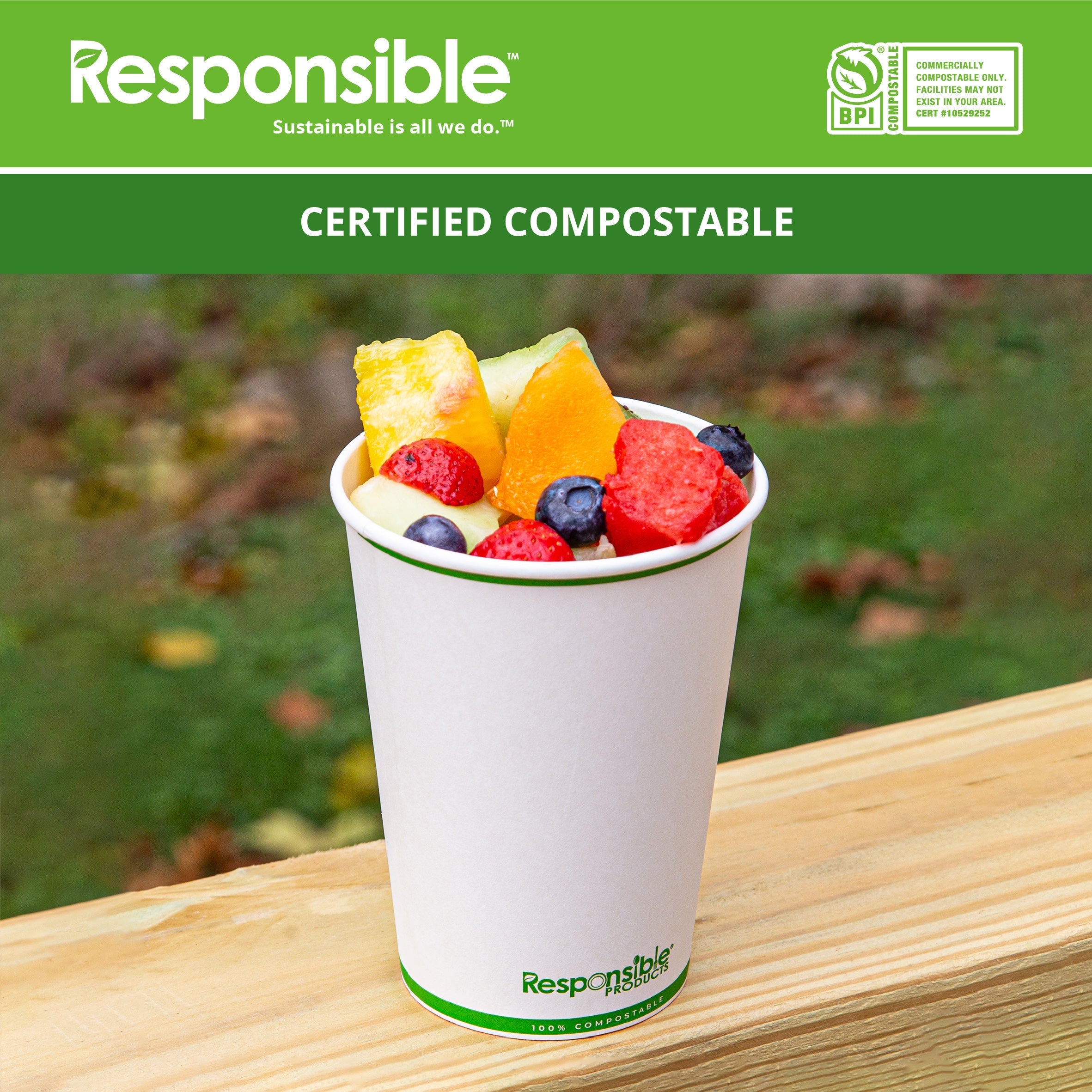 Compostable 24 oz Paper Food Container Bowls
