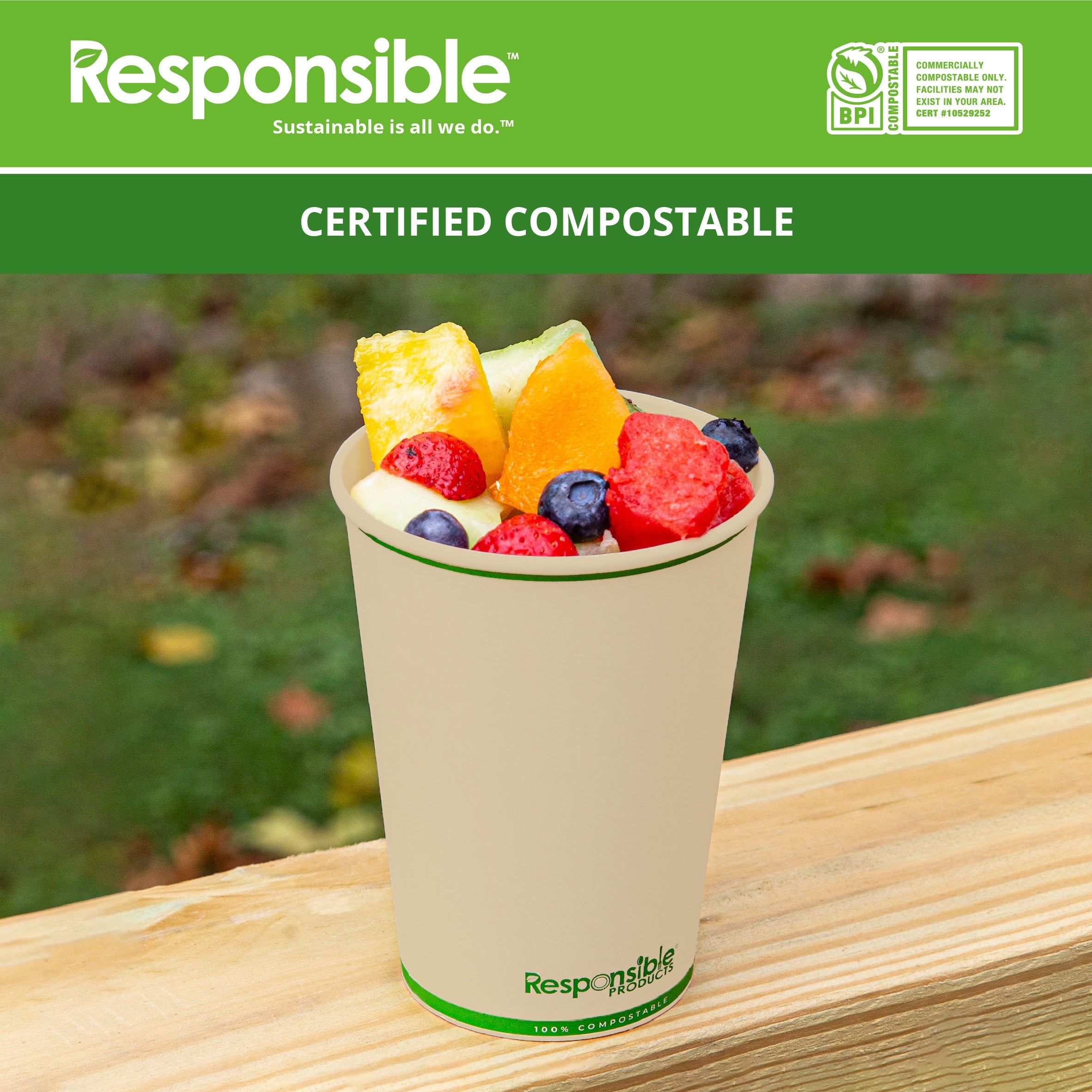 Compostable 24 oz Paper Food Container Bowls