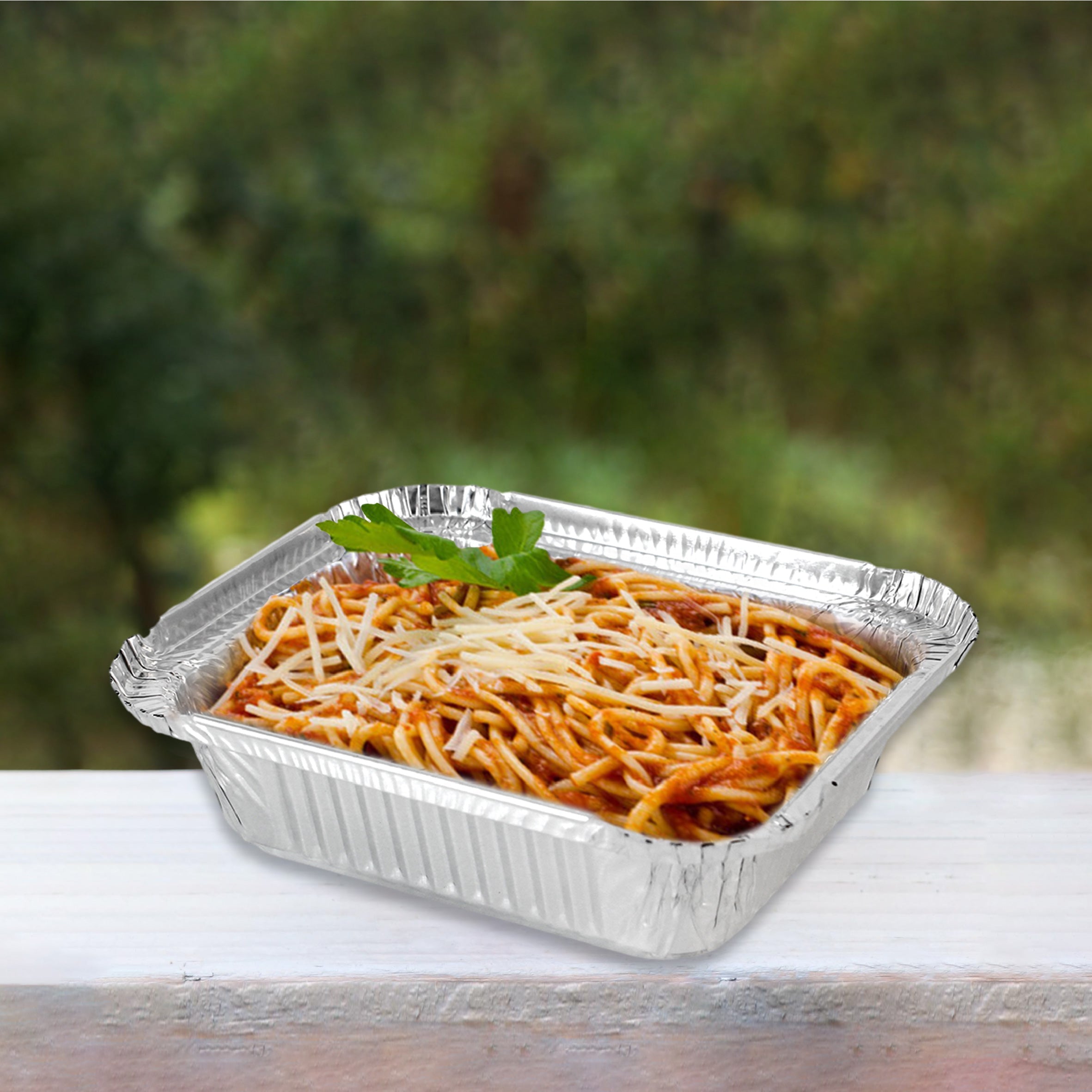 1 LB Aluminum Oblong Take Out Pans