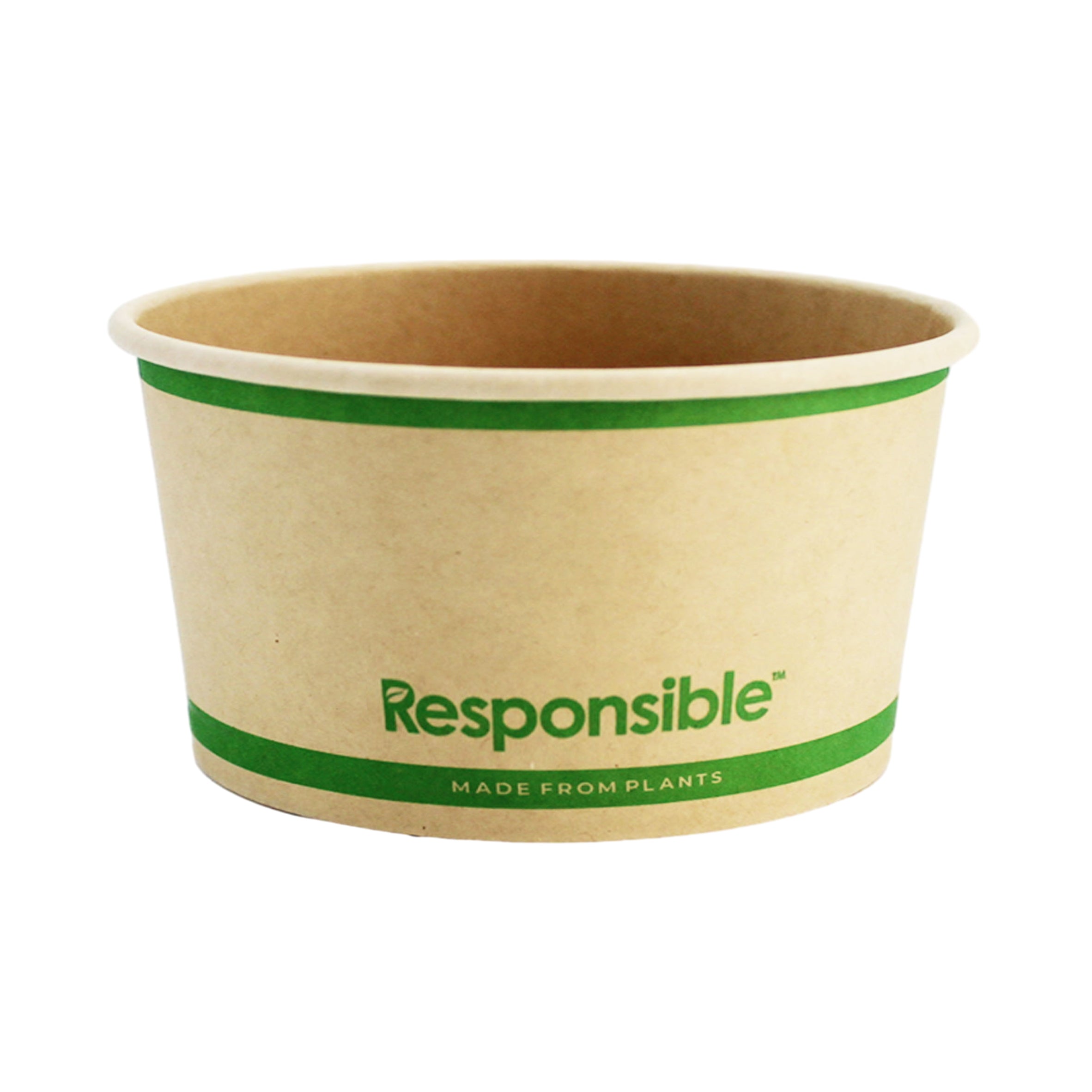 Compostable 6 oz Paper Food Container Bowls