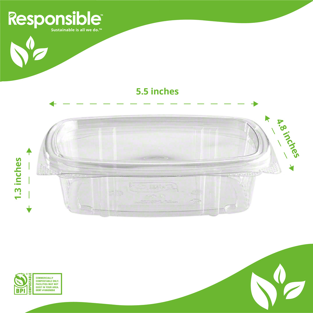 Rectangular Deli Containers Clear Rectangle Deli Containers – Responsible Products