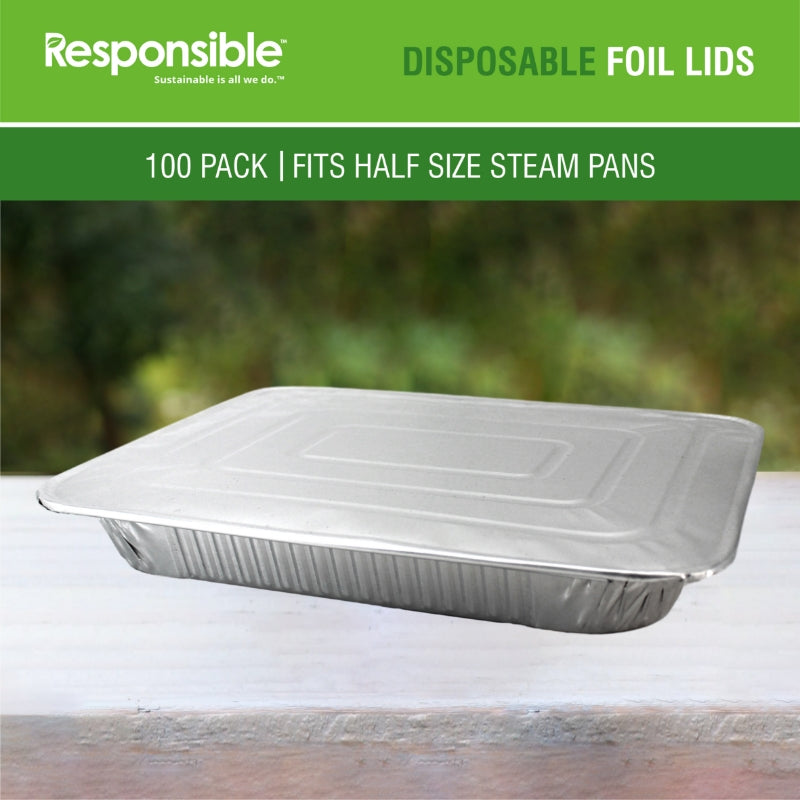 Aluminum Lids for Half-Size Steam Table Pans