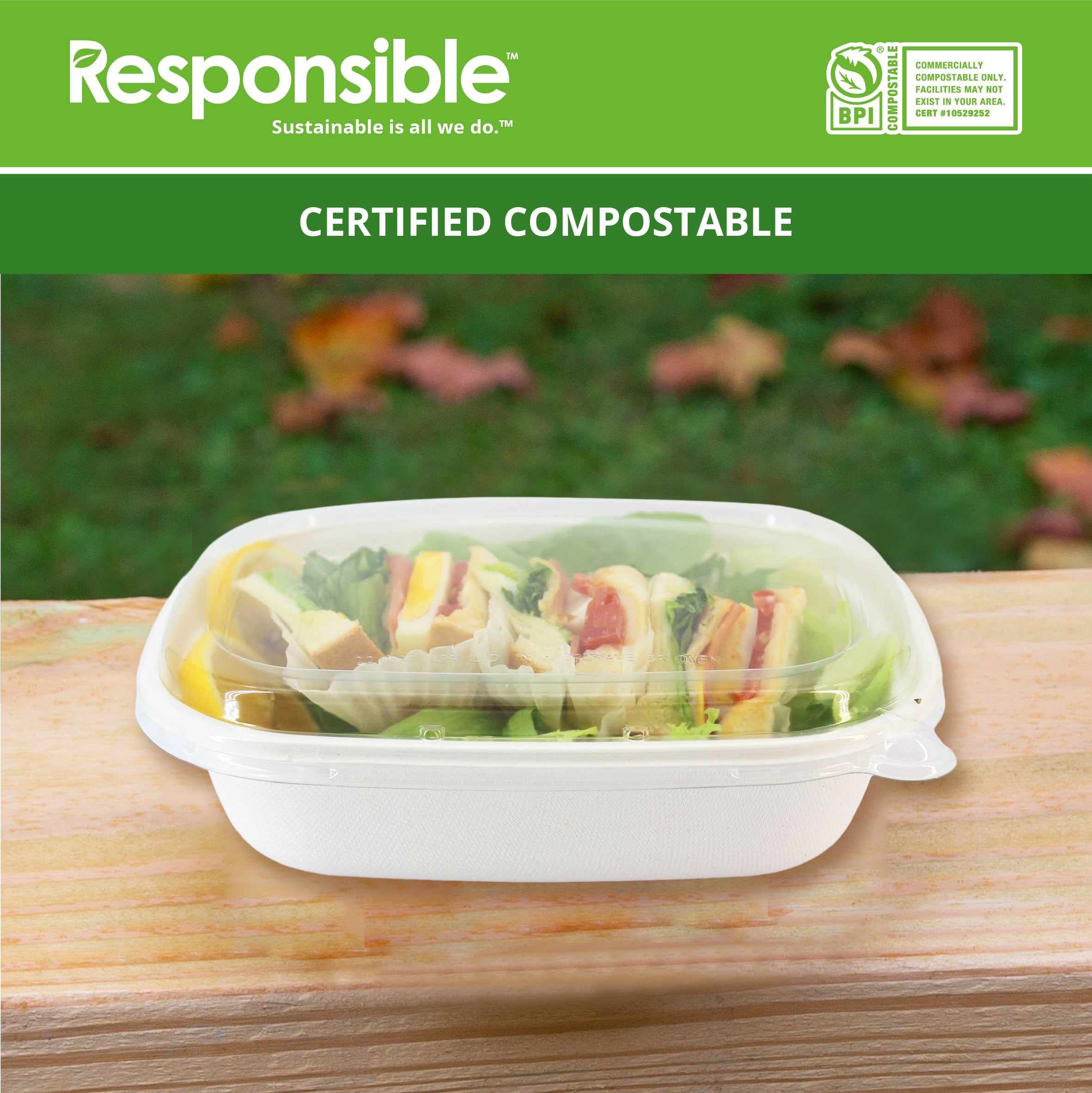 Clear Lids for 32-48 oz Rectangle Bowls
