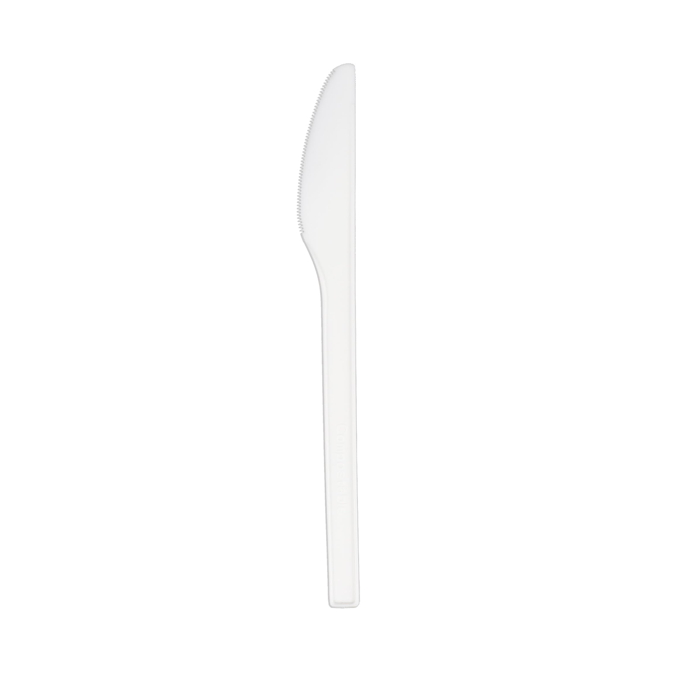 Compostable 6.75 Inch knifives White