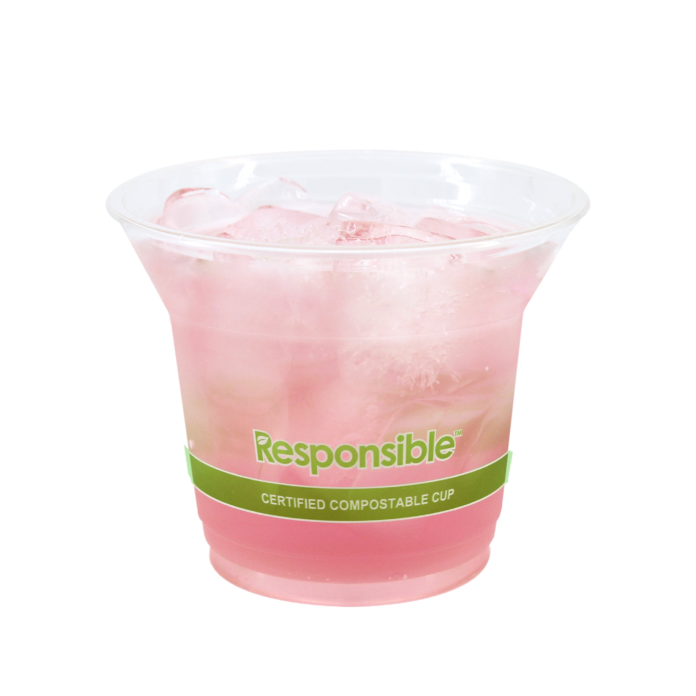 Compostable 9 oz Clear Cold Cups