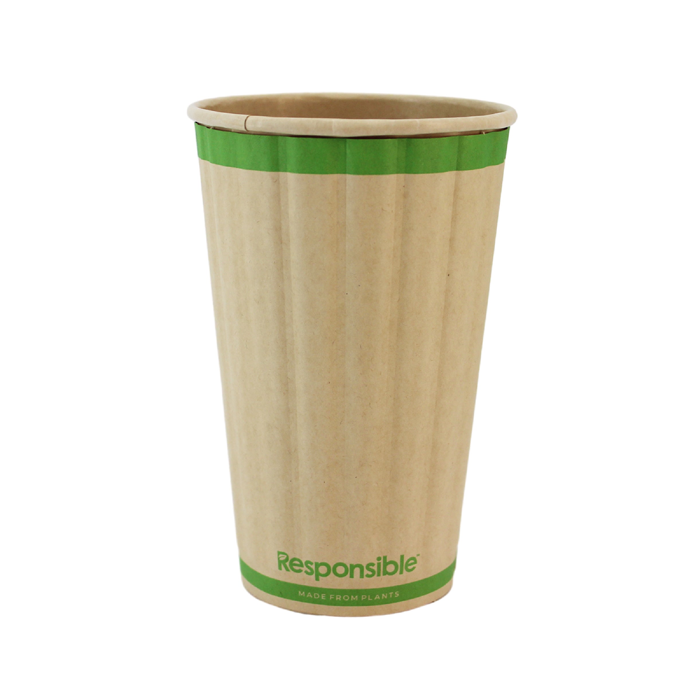Compostable 16 oz Rigid Insulated Paper Hot Cups – Responsible Products