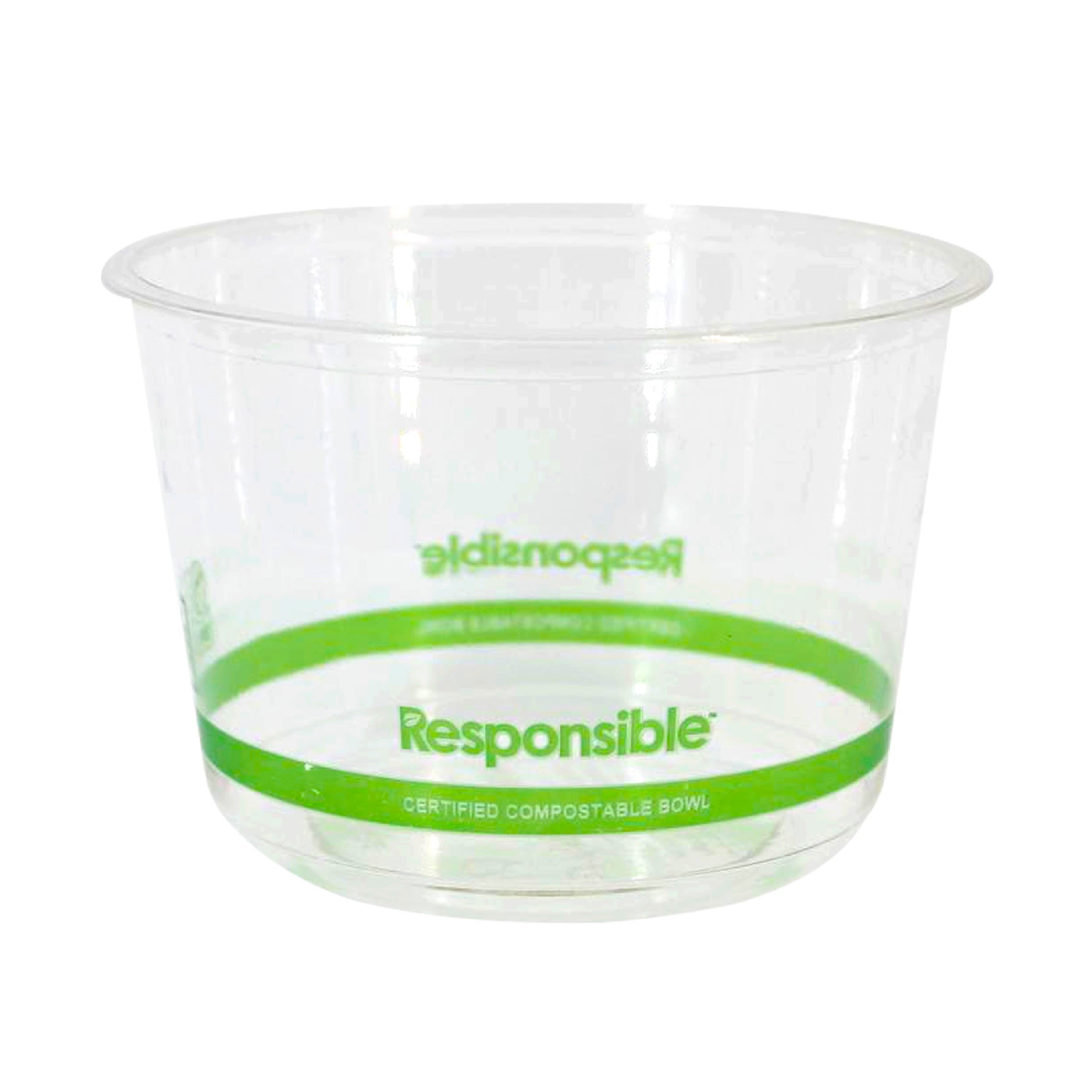 Compostable 24 oz Clear Round Deli Container
