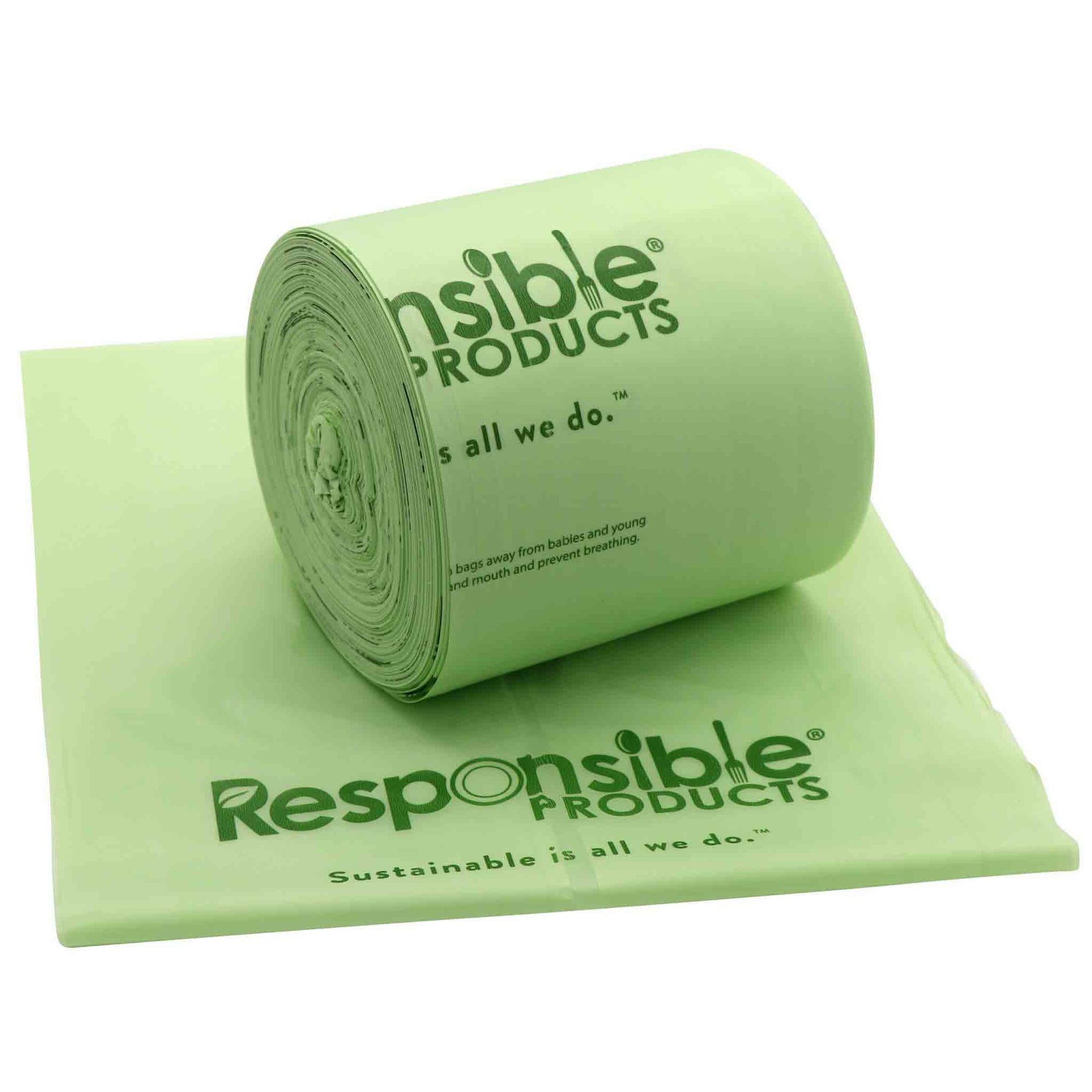 13 Gallon Compostable Bin Liners – Responsible Products